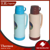 Micromatic Golden Lotus H2103 2.2L Thermos - Blue | Brown