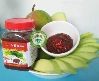 MẮM RUỐC XÀO - BA BUÔI, LONG AN hũ 250gr (mắm ruốc xào sẵn ăn liền, dùng kho thịt chấm rau hoặc trái cây đều ngon)