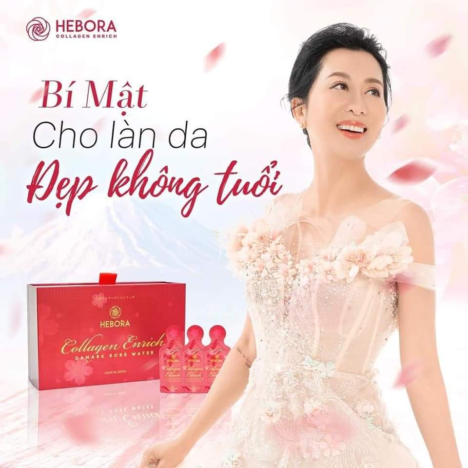 Nước uống collagen Hebora trắng da ngừa nám giảm thâm sạm - 28 túi