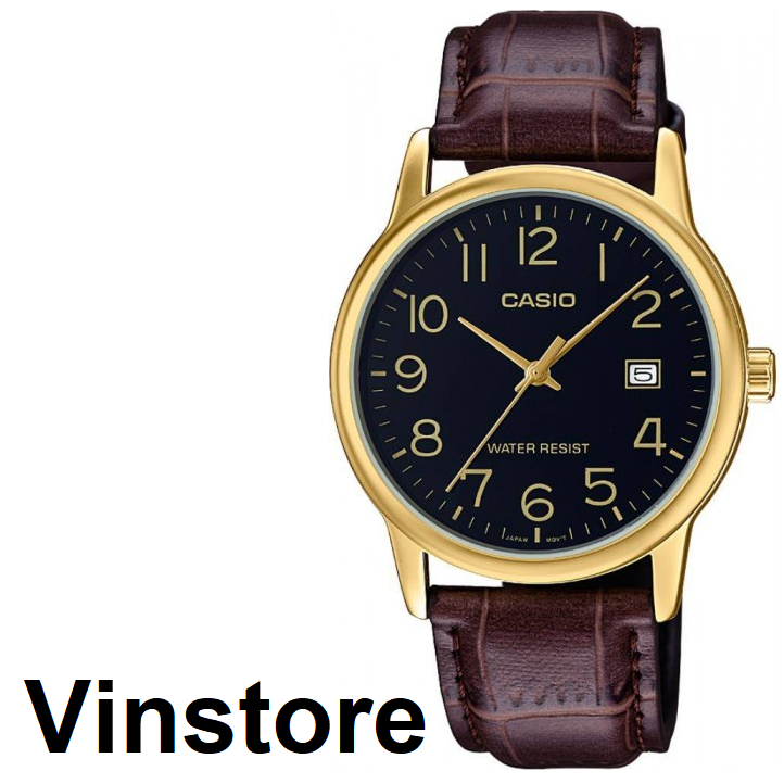 Casio hot sale leather watches