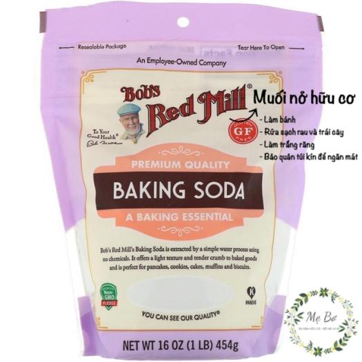 BAKING SODA - MUỐI NỞ HỮU CƠ (gói lớn 454g)