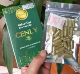 VIP Thảo mộc giảm cân giảm béo CENLY 30 viên mẫu mới tặng kèm Detox-có video HD kiểm tra hàng chính hãng chính