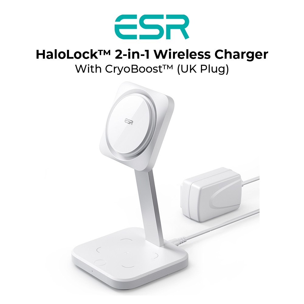 HaloLock™ 3-in-1 MagSafe Wireless Charger with CryoBoost™