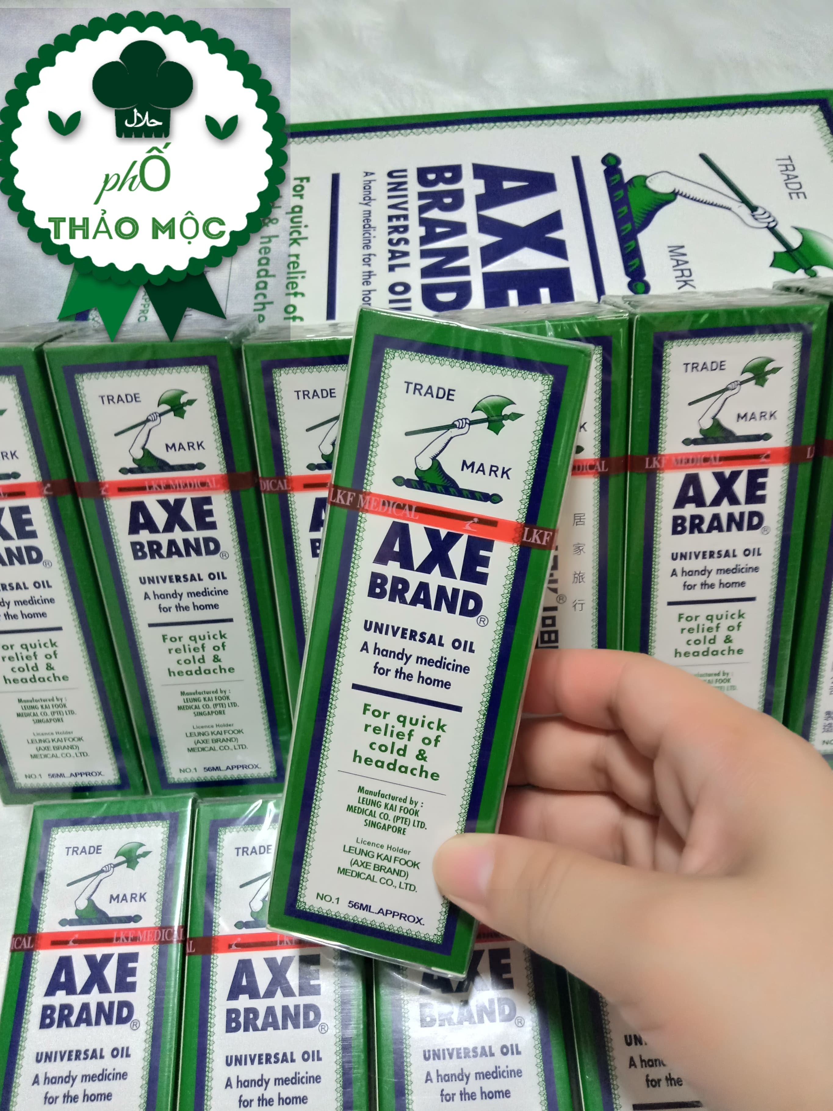 Dầu Gió Trắng Hiệu Cây Búa AXE Brand