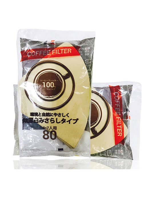 Giấy thấm lọc coffee filter 185mmx114mm -màu cà phê - gtl000900112