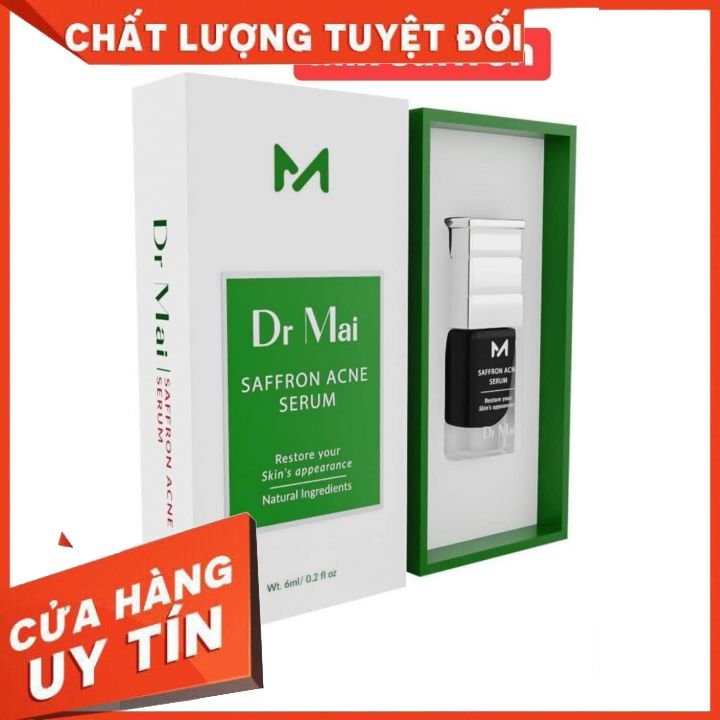 Dr Mai Bản Mới nguyên chất và Dr mai mix saffron 100% ko bong tróc sưng đỏ da
