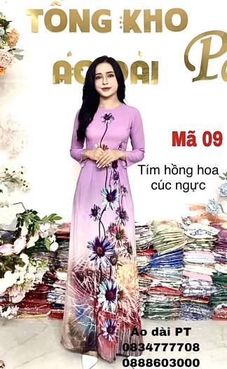 ÁO DÀI LỤA NHẬT IN 3D SIÊU XUẤT SẮC