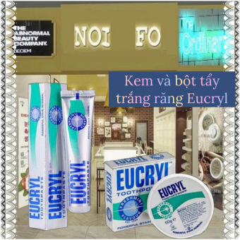 Kem Đánh Răng Bột Tẩy Trắng Răng Eucryl