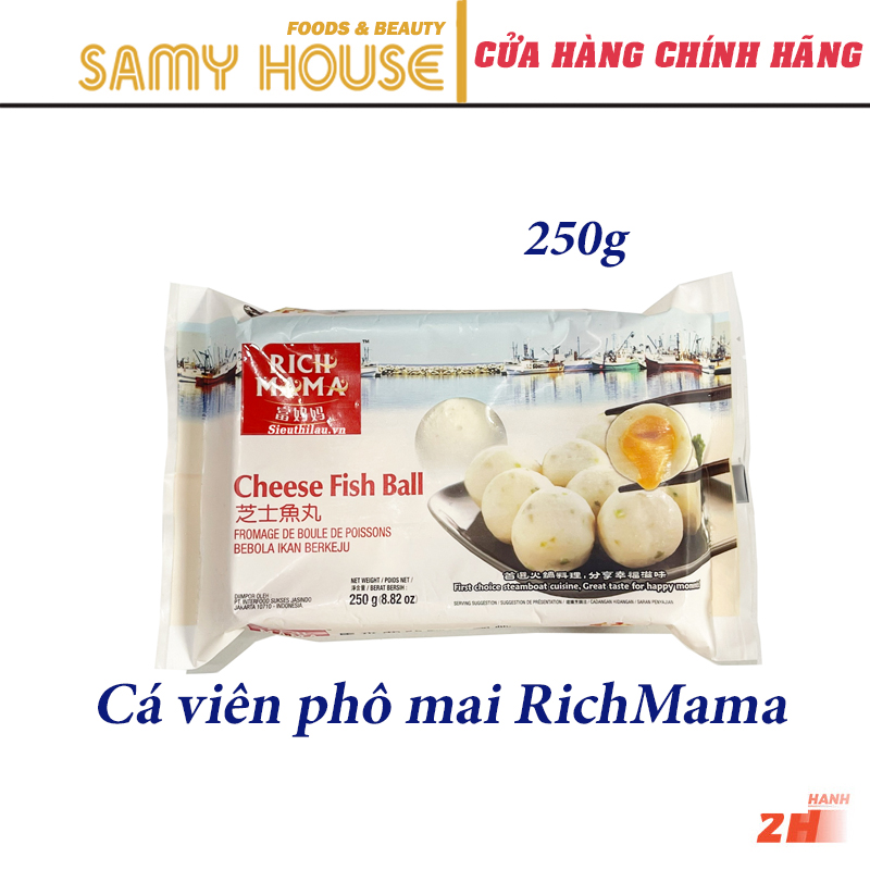 Cá viên nhân phô mai richmama 250g