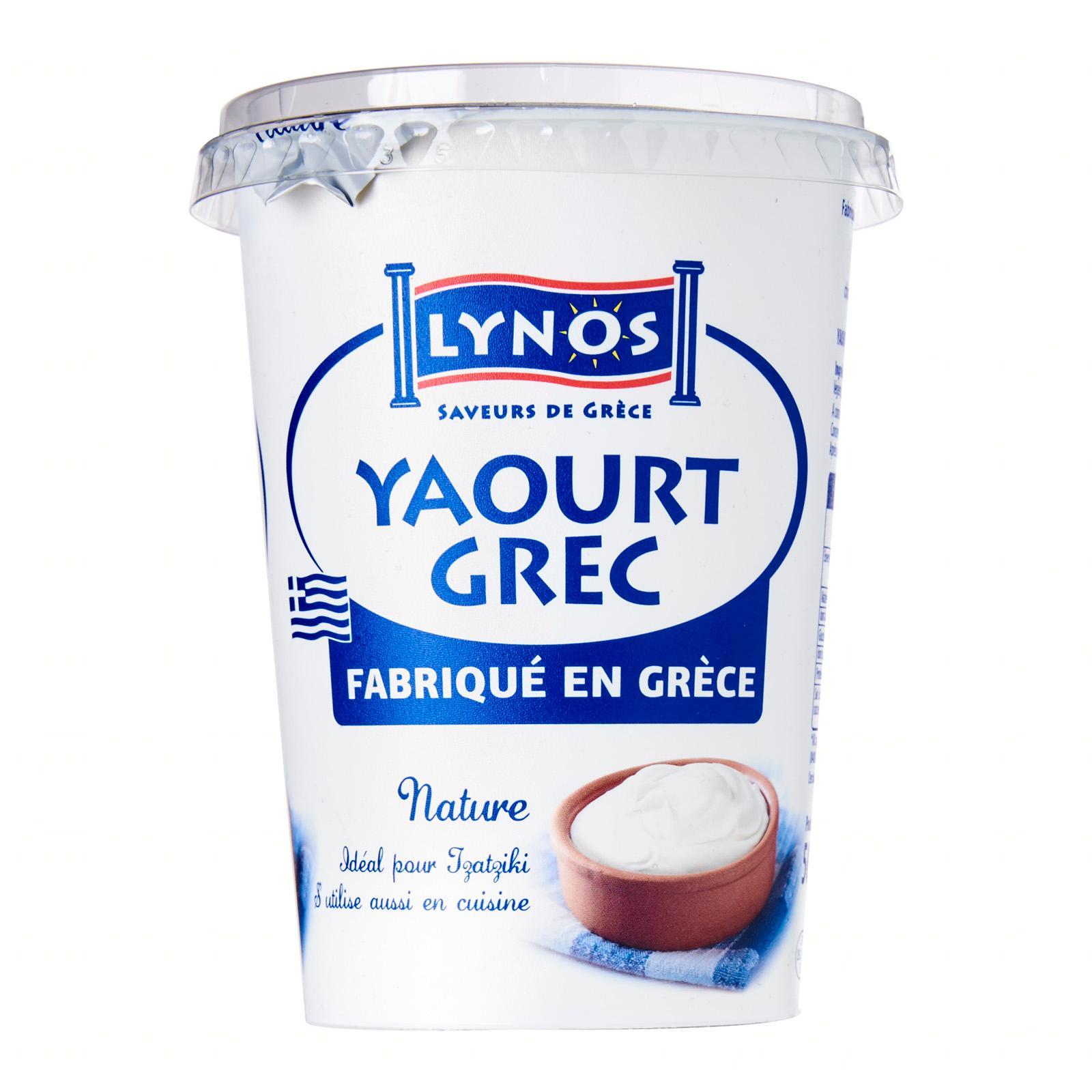 Yaourt grec nature - Lynos