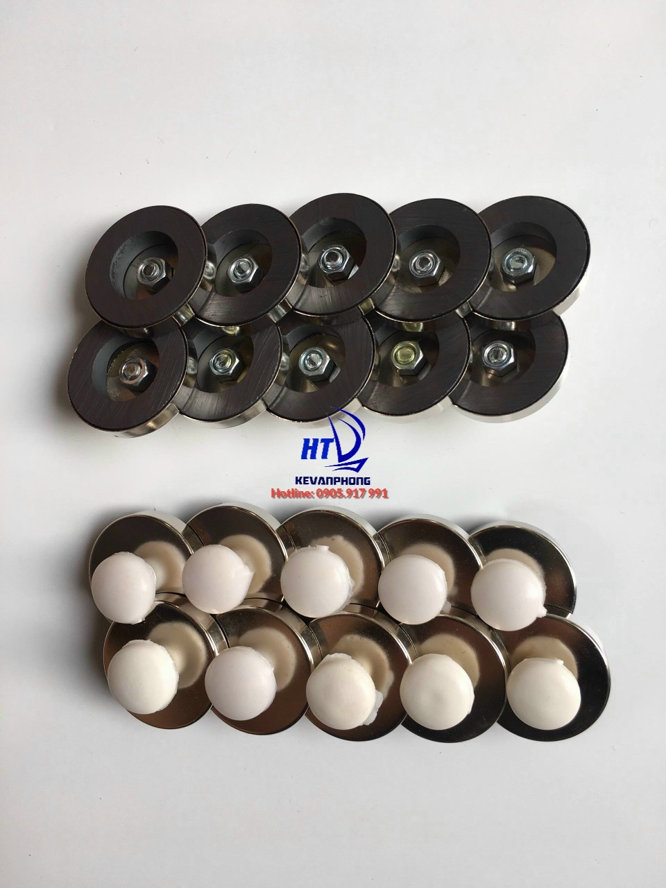 Combo 10 viên nam châm kẹp giấy dính bảng từ, đường kính 32mm