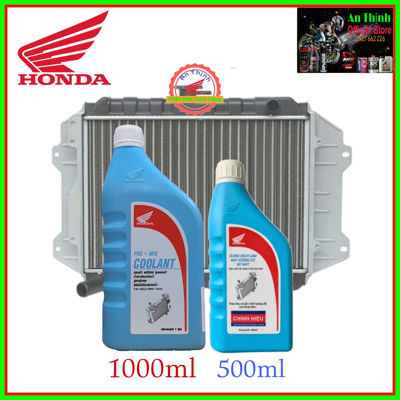 Nước giải nhiệt honda chính hãng 500ml và 1000ml -nhập khẩu từ honda thailand