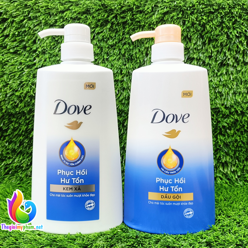Combo Gội Dove 640g + Xả Dove 610g