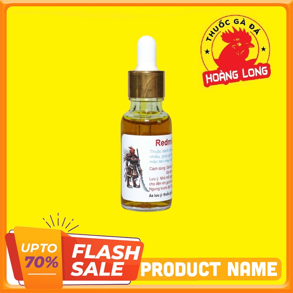 Redmin vàng logo lớn dinh dưỡng cao cấp cho gà đá 20ml