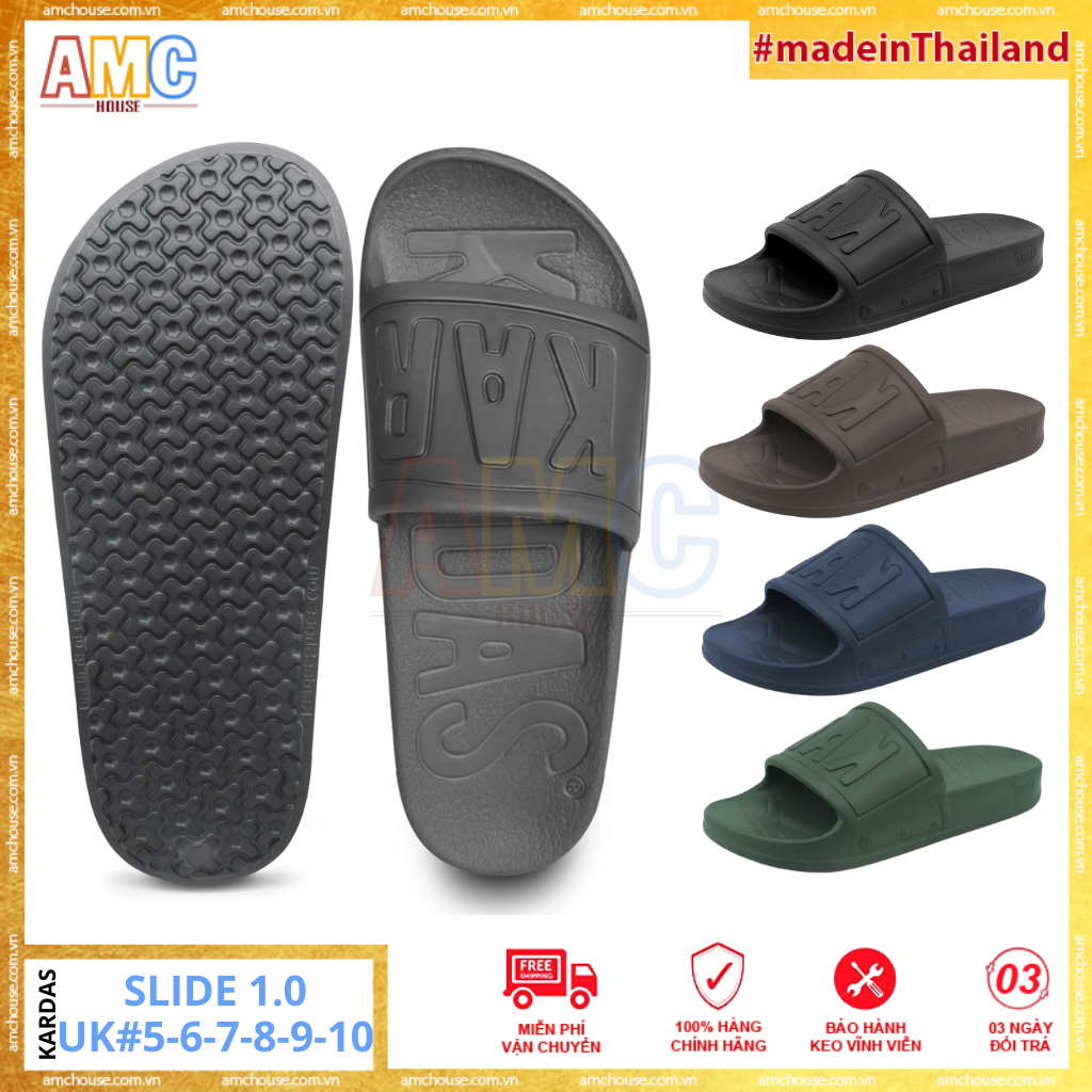 Dép Đúc Thái Lan Nam Quai Ngang Kardas Cao Su Siêu Nhẹ - Rbs