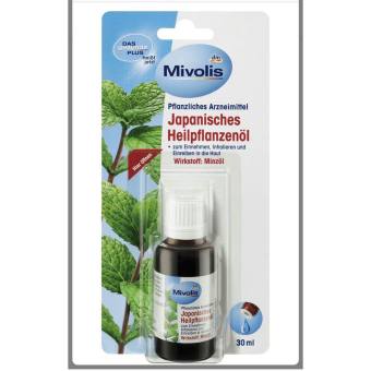 Tinh dầu bạc hà thảo dược DAS gesunde PLUS 30ml -Hàng nhập Đức