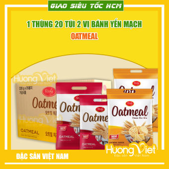 Bánh yến mạch oatmeal Hàn Quốc [THÙNG 20 TÚI] yến mạch sữa yến mạch phô mai