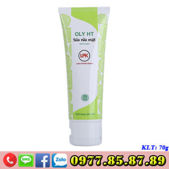 sữa rửa mặt cho da dầu mụn tinh chất dưa leo trắng da Ngừa mụn OLY HT (70ml)