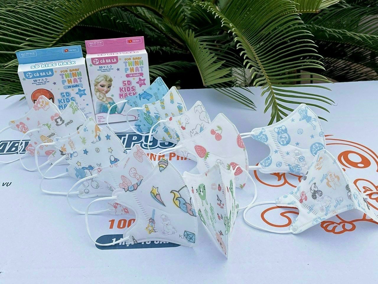 Khẩu trang BÉ 5D Thịnh Phát hàng 3lớp kháng khuẩn chuẩn cty
