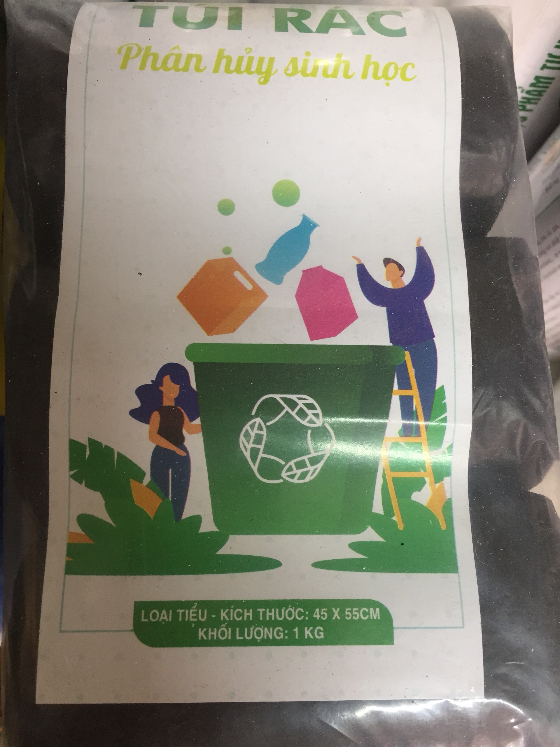 1 kg Túi đựng rác tự hủy sinh học