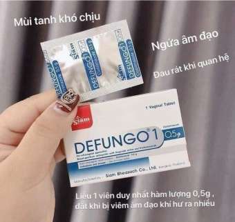 Viên Đặt Phụ Khoa Siam Defungo 1 Thái Lan cho phụ nữ (hộp 1 viên) Không có đánh giá