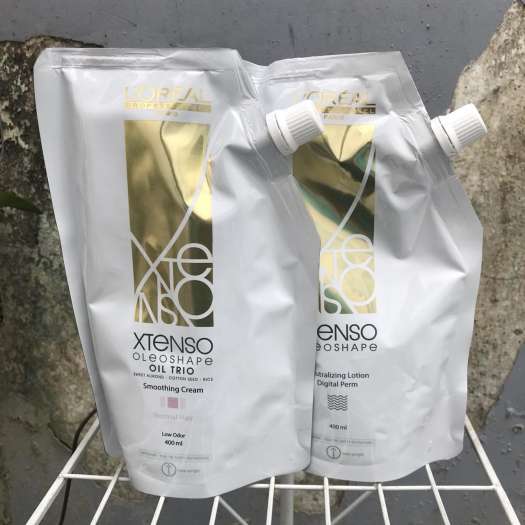 THUỐC UỐN NÓNG SETTING LOREAL X-TENSO OLEOSHAPE MẪU MỚI 400ML X 2