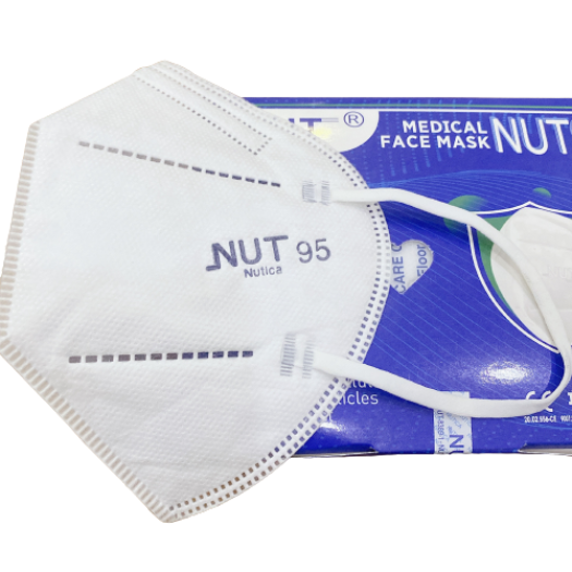 Combo 2 hộp 20 cái NUT95- Khẩu trang y tế cao cấp NUT95 5 lớp- Khẩu trang NUT95 chống dịch kháng khuẩn an toàn không mùi N95 - 25 túi (1 túi 2 cái) - Averie Shop N95