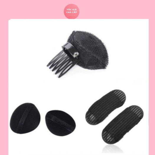 Dụng cụ độn phồng tóc, tóc mái tóc 2 bên đều được, thích hợp cho tất cả mọi người, kẹp mái phồng tự nhiên