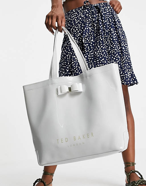 Ted Baker, Bags, Ted Baker Large White And Gold Purse