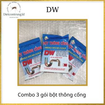 COMBO 3 gói bột thông cống DW