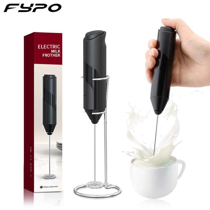Fypo máy tạo bọt sữa bằng điện máy trộn trà cà phê máy tạo bọt cà phê máy tạo bọt sữa máy tạo bọt cappuccino cầm tay máy tạo bọt cà phê máy khuấy trứng máy khuấy sô cô la máy xay thực phẩm cầm tay mini dụng cụ đánh trứng nhà bếp