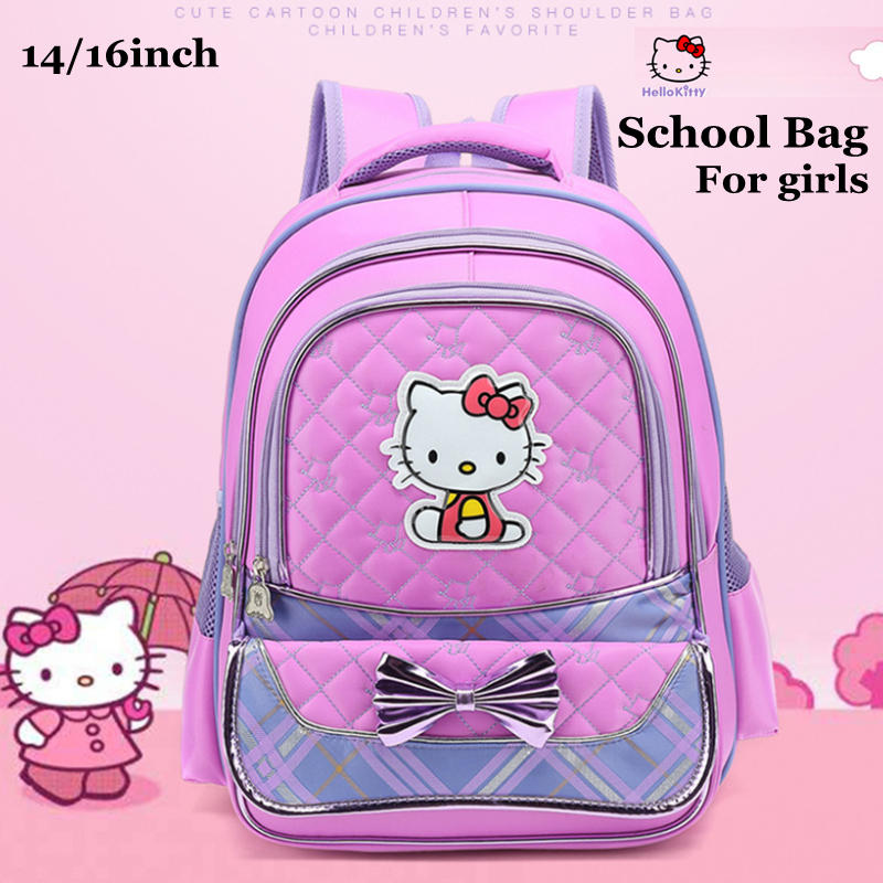 Cute Cartoon Waterproof School Backpack for Girls - #903