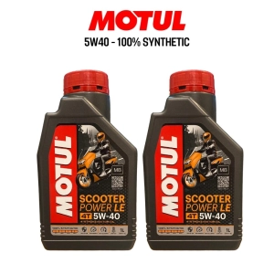 ภาพหน้าปกสินค้าน้ำมันเครื่อง MOTUL SCOOTER 5W-40 สังเคราะห์ 100% ขนาด 1 ลิตร จำนวน 2 ขวด ที่เกี่ยวข้อง