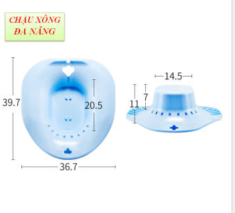 Chậu xông hơi vùng kín kèm vòi xịt rửa vùng kín cho mẹ sau sinh