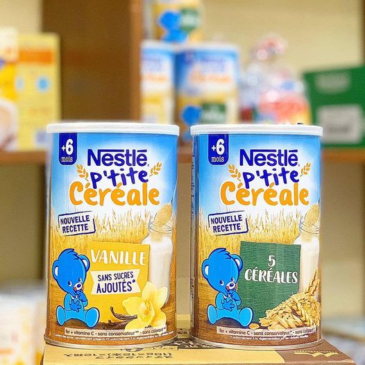 Bột pha sữa Nestle 6M+ vị ngũ cốc loại 400g - Bột lắc sữa Nestle