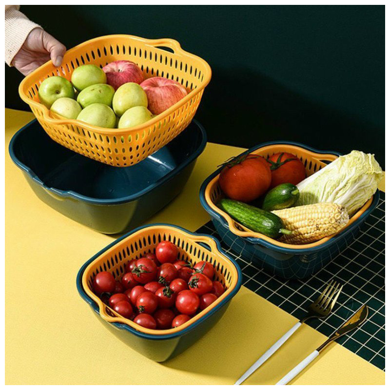 Bộ thau rổ nhựa 6 cái tiện dụng