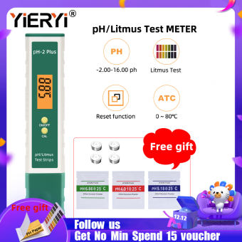 Máy Đo Nhiệt Độ Nước Yieryi, Máy Đo PH Pro Kỹ Thuật Số, Que Thử Độ PH Trong Nước Uống, Bể Cá