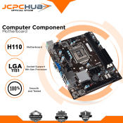 H110 LGA 1151 DDR3/DDR4 Motherboard for 6th/7th Gen Processors