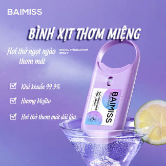 Bình xịt thơm miệng BAIMISS
