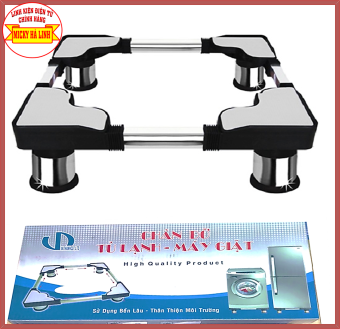 Kệ đỡ máy giặt, Chân đỡ Đa Năng  dùng cho Máy Giặt  và Tủ Lạnh - Hàng đẹp Inox