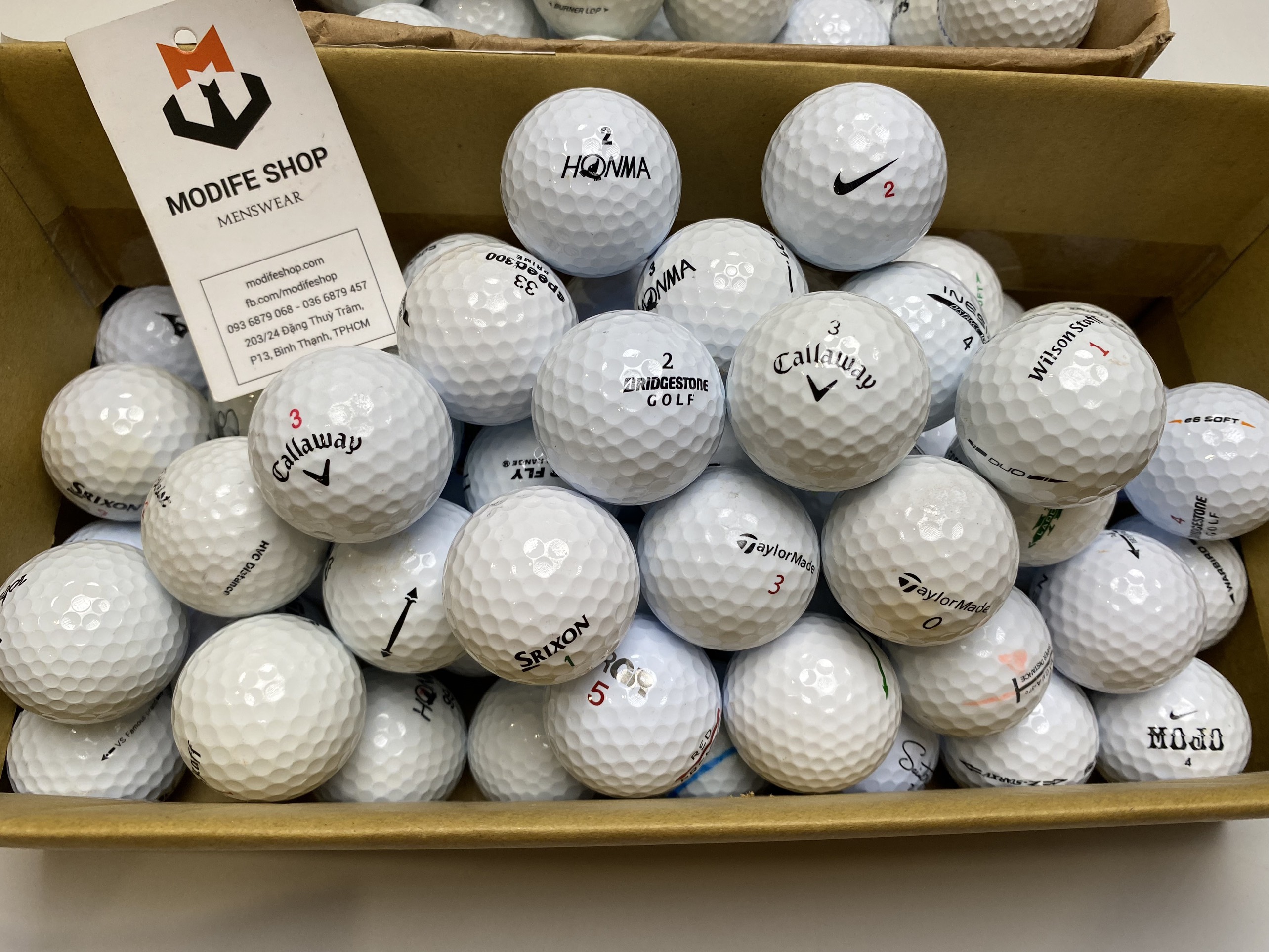 Bóng Golf Cũ Các Thương Hiệu Titleist ,Callaway, Taylormade, Honma, Sprixon... - Modife Shop