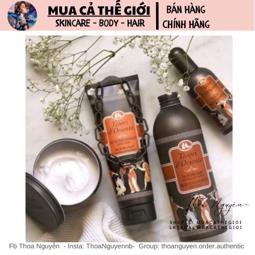 Sữa tắm dưỡng thể hương nước hoa Ý