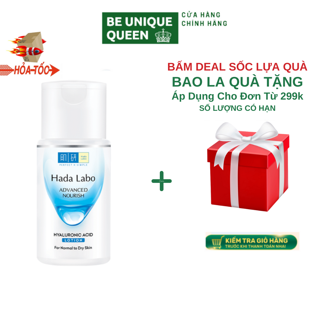Dung dịch Hada Labo dưỡng ẩm tối ưu  - Hada Labo Advanced Nourish Lotion 100ml cho Da Thường và Da Khô
