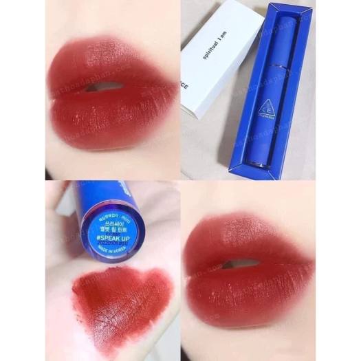 FREESHIP - SON KEM 3CE MÀU XANH PHIÊN BẢN MỚI NHẤT 2020, BAO CHECK MÃ VẠCH, 1 ĐỔI 1 NẾU HÀNG BỊ LỖI