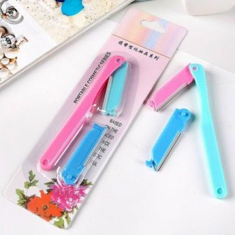 Bộ dao cạo lông mày tiện dụng 2 lưỡi