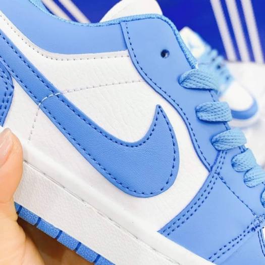 Giày AIR JORDAN 1 Low Xanh Dương, Giày Thể Thao JORDAN 1 Xanh Dương Cổ Thấp Nam Nữ cao cấp