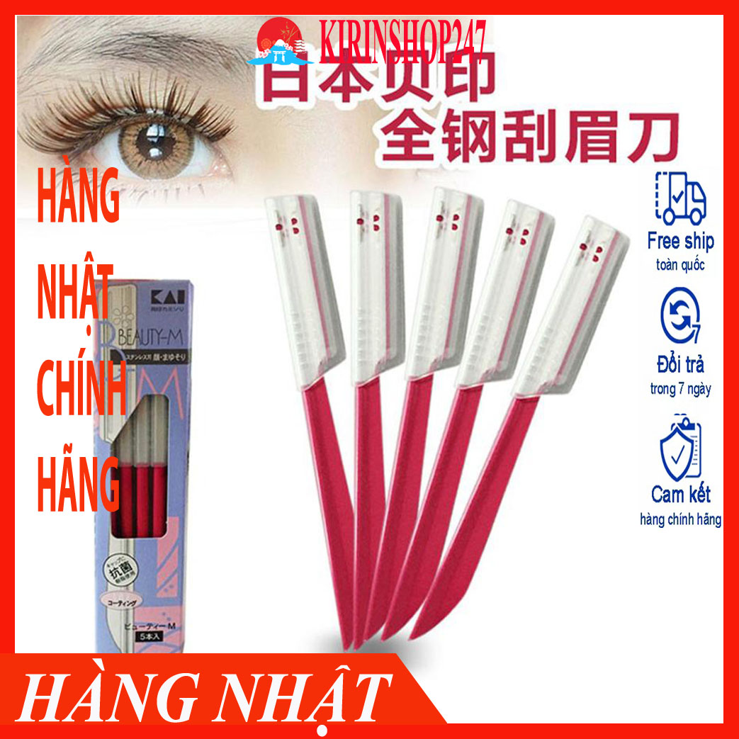 Set 5 dao cạo cho nữ kai nhật bản