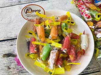 kẹo dẻo ngũ sắc hình bắp ngô gói 200g