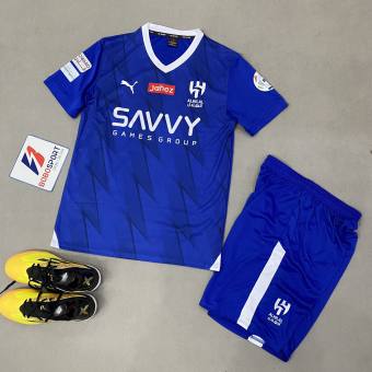 Bộ quần áo bóng đá AL HILAL xanh ( Ả Rập) sân nhà 2024-FLG