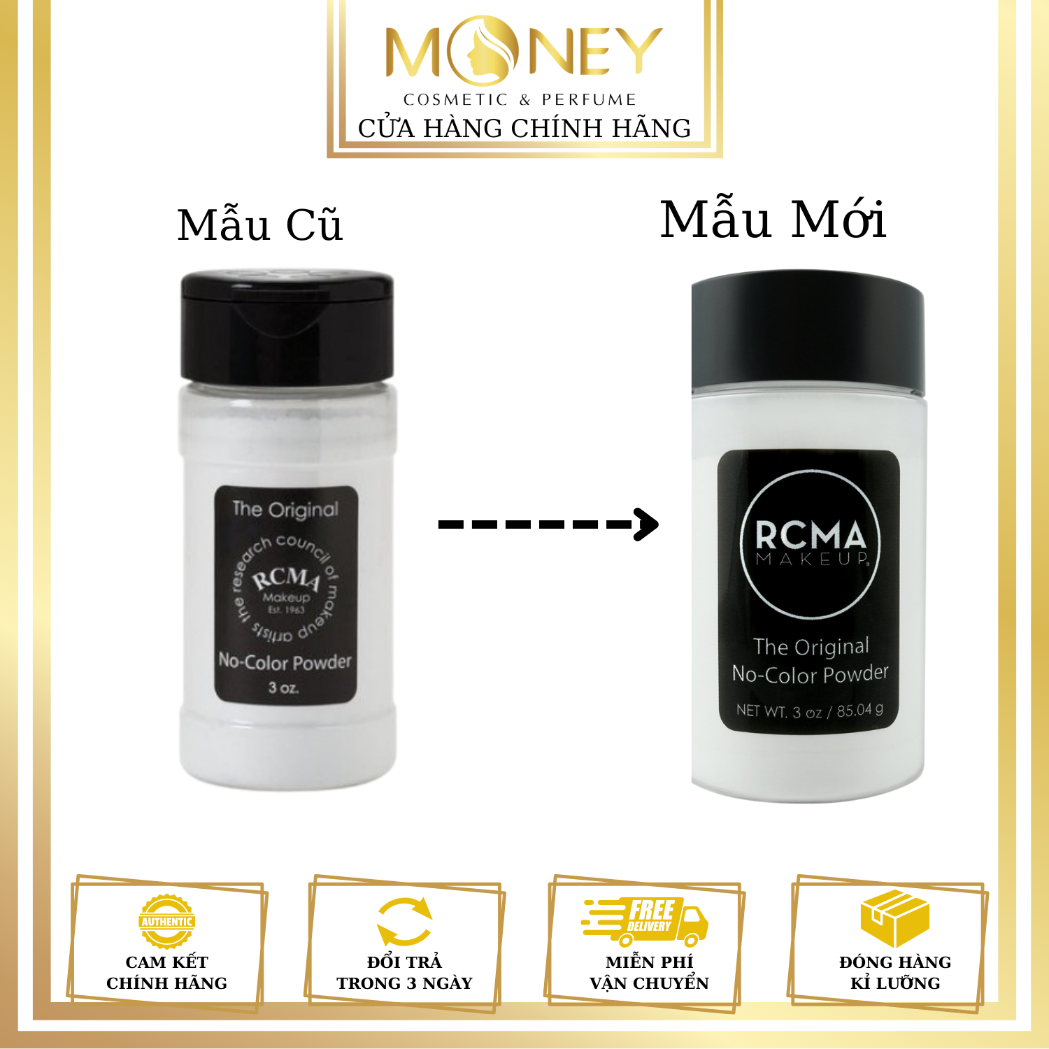 Phấn phủ RCMA No Color Powder Không Màu Kiềm Dầu